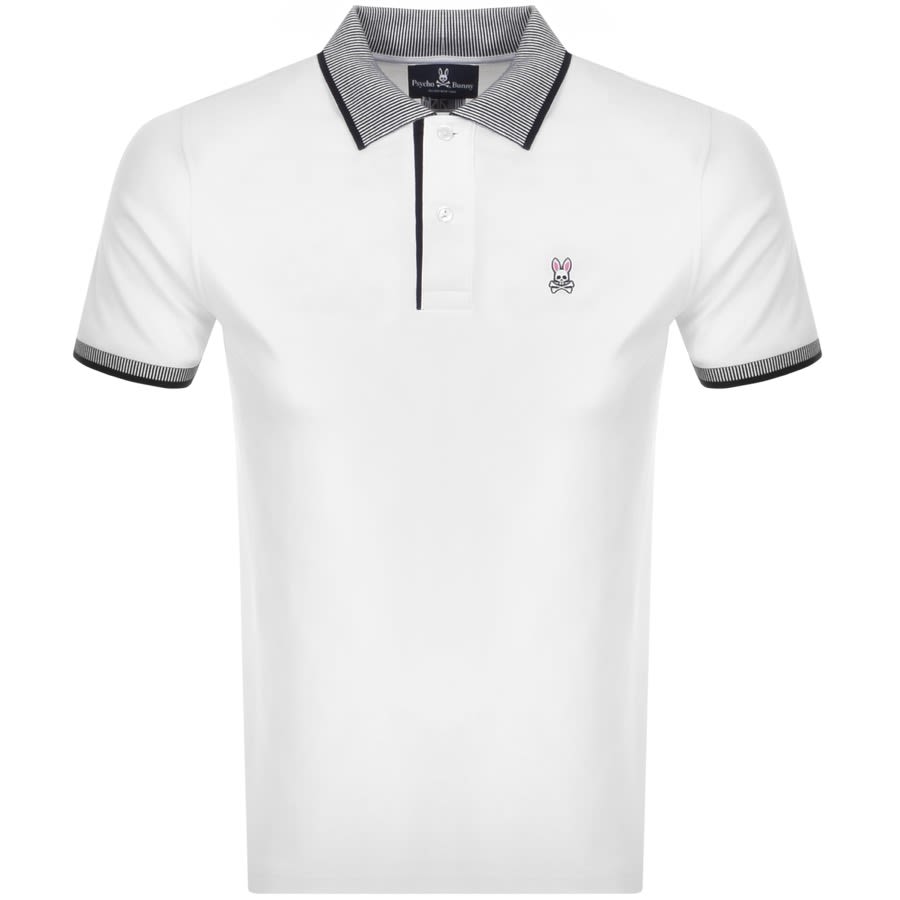 Alternative Image for ProductPsycho Bunny Tenby Polo T Shirt White1
